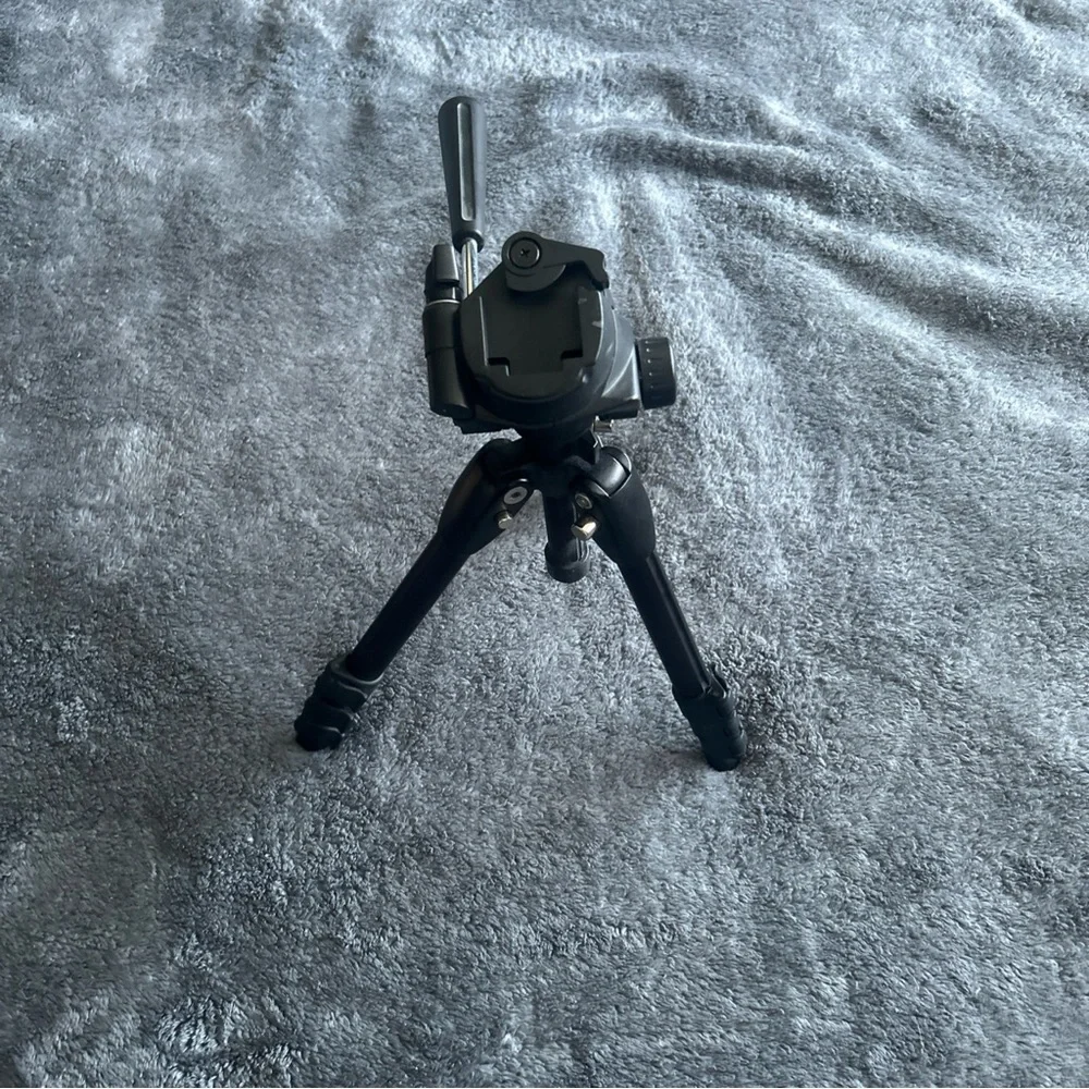 Black Camera Tripod